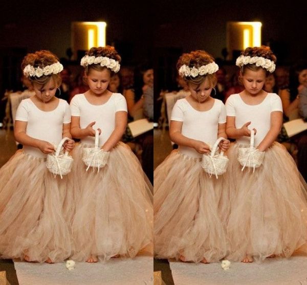 Champagne Flower Girl Dresses