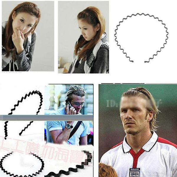 Steel Wire Headband Wire Short Hair Bands With Teeth Korea Rivets
