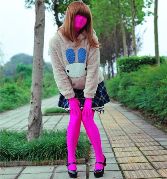 

высокое качество розовый цвет лайкра спандекс колготки унисекс оригинальный фетиш зентаи костюмы хэллоуин костюмы можно настроить размер, Black