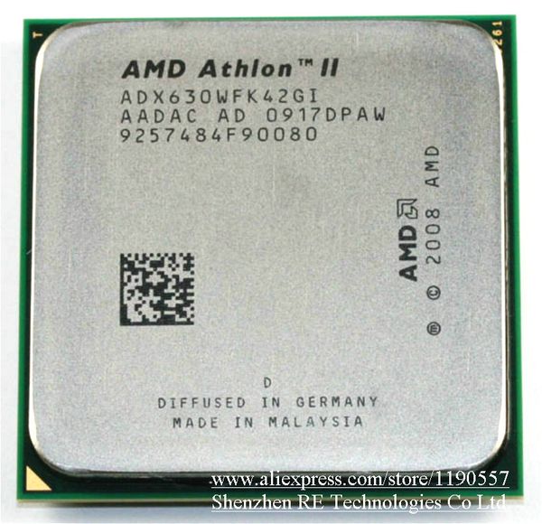 Processore AMD Athlon X4 630 (2,8 GHz/2 MB/Quad-Core) Socket AM3 Desktop cpu