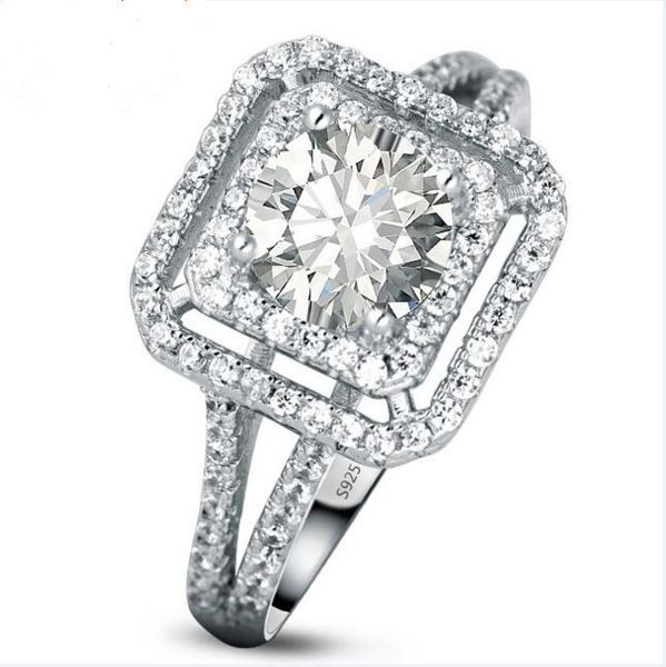 

3 generations IJ color primaries female diamond drilling , diamond wedding ring, ring Valentines special