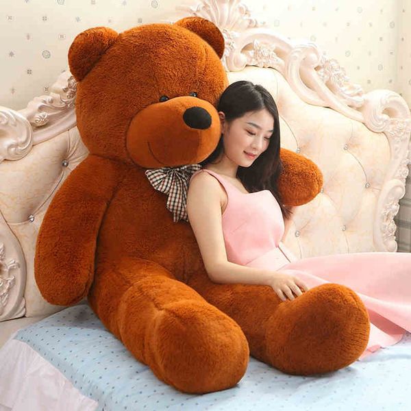 Orsacchiotto gigante 200 cm enormi giocattoli di peluche di grandi dimensioni peluche a grandezza naturale per bambini bambole amante giocattolo San Valentino regalo di compleanno