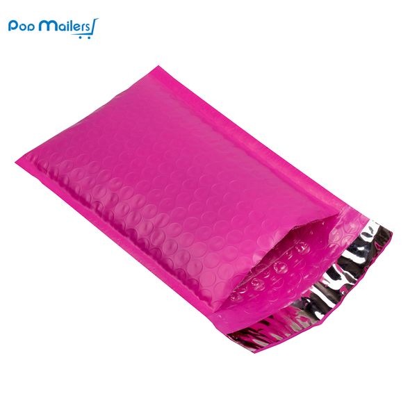 

wholesale- 10pcs/175*228mm/6x9inch usable space pink poly bubble mailer envelopes padded mailing bag self sealing