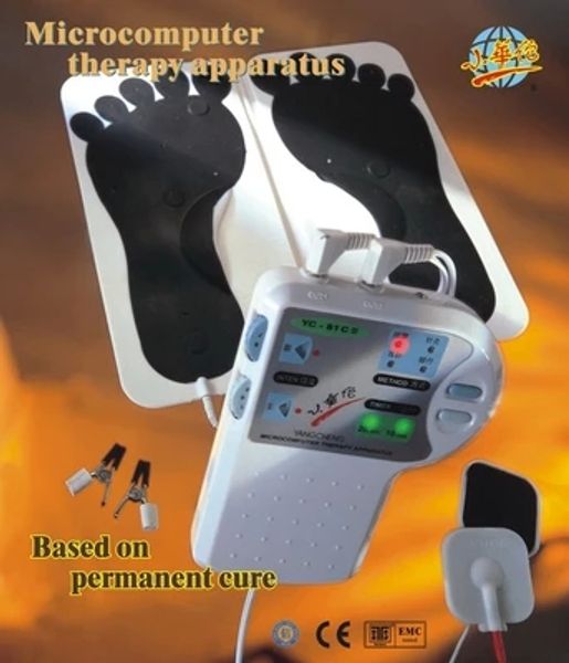 

xiaohuatuo low frequency microcomputer point magnetic therapy foot sole auricle ear-clamp acupuncture massage therapy apparatus health care