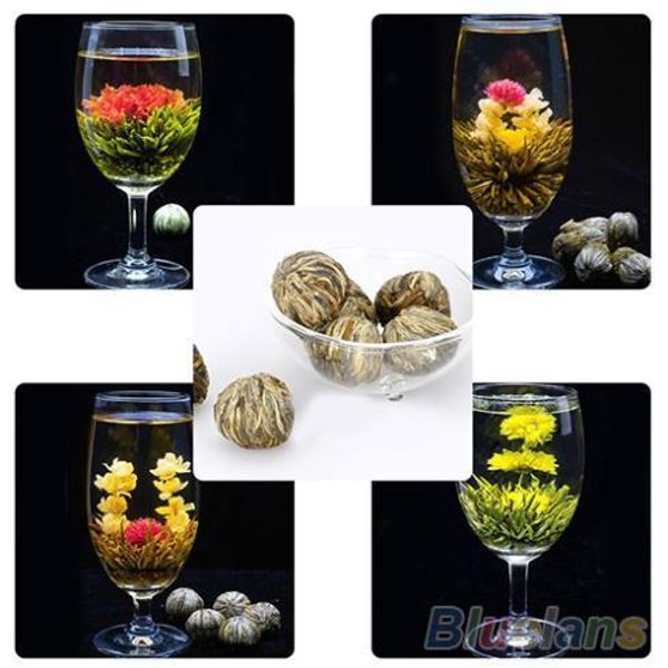 

chinese artisan different handmade blooming flower green tea 16 styles kinds blooming tea blossom flower process tea