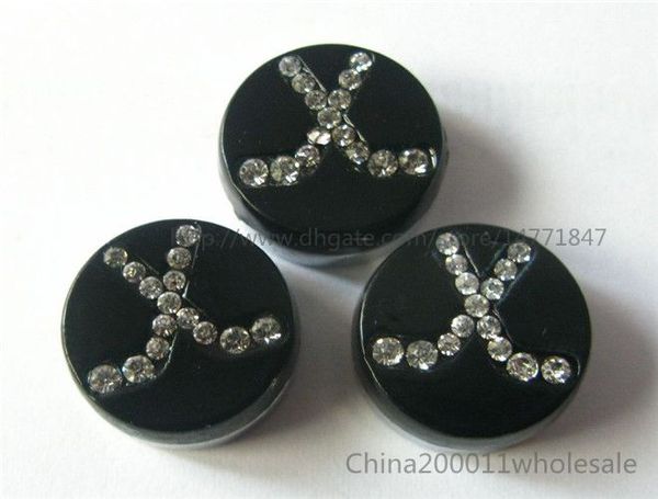 

8 мм Bling хоккей шайба слайд подвески ZC016 Fit DIY имя браслеты /ожерелье/имя Pet воротник/