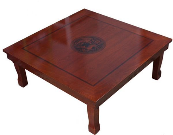 2019 Korean Floor Table Folding Legs Square 80 80cm Luxury Asian Antique Furniture Living Room Table For Dining Traditional Low Tea Table Wood From