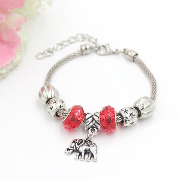 

new arrival animal jewelry elephant charm bracelet charms bracelets, Golden;silver