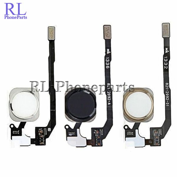 

10pcs/lot for iphone 5 5s se replacement home button assembly flex cable + home button key (black silver gold) ing