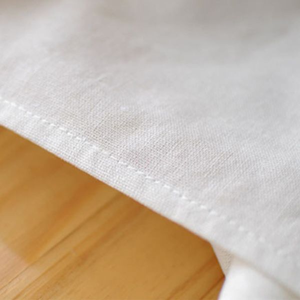 

wholesale-white cotton & linen tablecloth solid printed dustproof rectangular table cloth l restaurant table covers hot