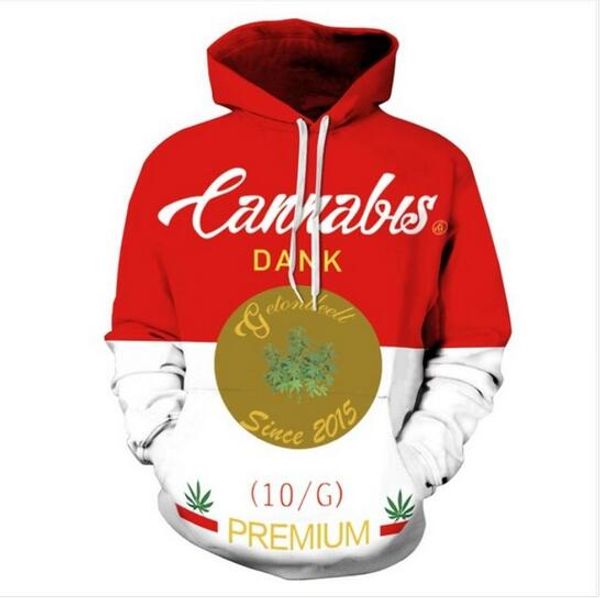 

2017 autumn winter men women new fashion 3d hoodies dank soup printing casual hoody funny sweatshirt xk108, Black