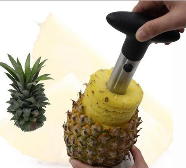 

горячая нержавеющей стали ананас бур slicer пилер резак корка основные инструменты фрукты овощной нож кухня гаджета аксессуары spiralizer