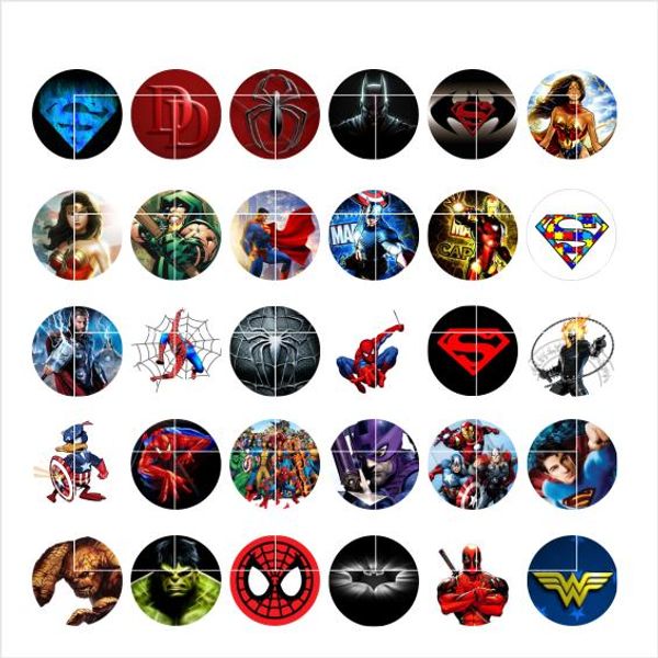 

superheroes snap button jewelry charm popper for bracelet 30pcs / lot gl036 noosa,jewelry making supplier