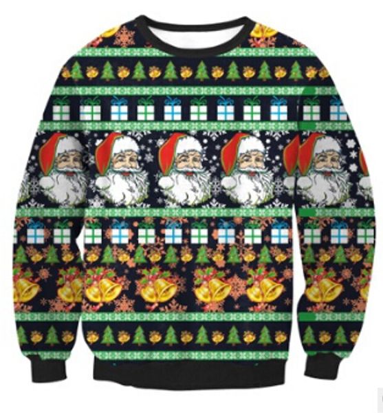 

New Women Autumn Winter Clothes Women Christmas Xmas Jumper Top Harajuku Snowflake Printed Sweatshirts Outfit