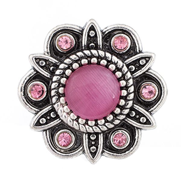 

nsb2077 crystal snap buttons jewelry 18mm buttons fashion diy charms bright colors spark snaps, Black