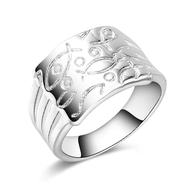 

new 925 sterling silver fashion jewelry trend men ring sell girl gift 1482
