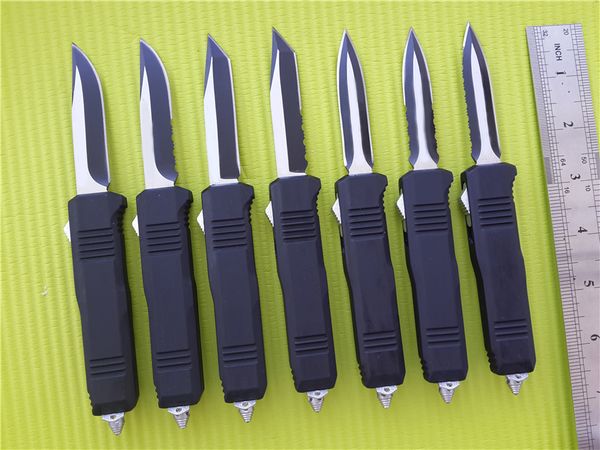 

Small size C07 D/A auto knife 7 inch mini Tactical knives 440 steel blade 7 styles zinc alloy Handle No logo Q
