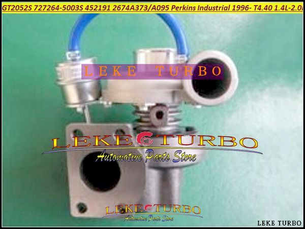 Atacado Novo GT2052S 727264-5003S 452191-0003 2674A095 2674A373 Turbo Turbocompressor Para Perkins Industrial 1996-T4.40 1.4L-2.0L