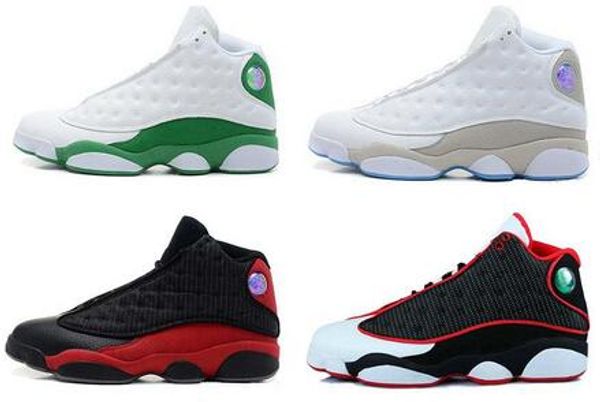 

Wholesale 2017 high quality 13 XIII Mens Basketball Shoes bred flints grey toe He Got Game hologram barons sneakers athletic Sports sneakers