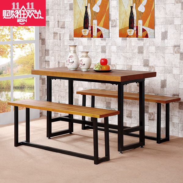 Cheap Computer Desk Desk Combination Rectangular Dining Table Set