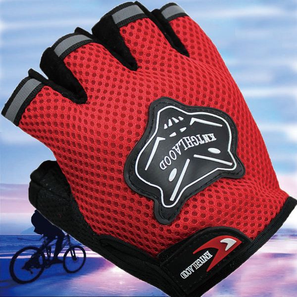 

wholesale-2015 men women fashion sport gym gloves weight lifting fingerless half finger gloves bike motorcycle anti slip gloves tactical, Blue;gray