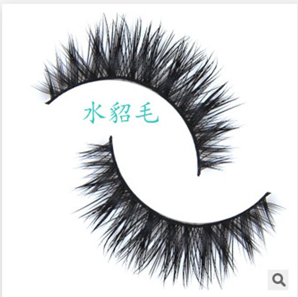 

wholesale-d-7/ 1 pair/ 3d 100% handmade real false eyelash 3d strip mink lashes thick fake faux eyelashes makeup beauty