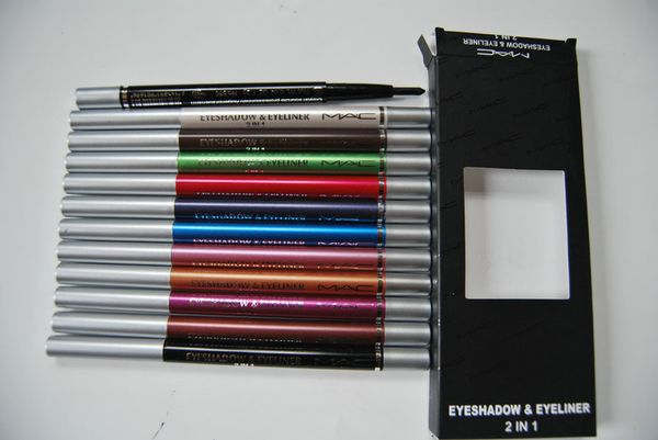 

FREE SHIPPING New Brand MAKEUP Waterproof EYESHADOW PEN & EYELINER PEN 2IN1 ..