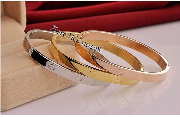 

jz261253 selling 316l stainless steel brand bracelet bangle jewelry ing, Black