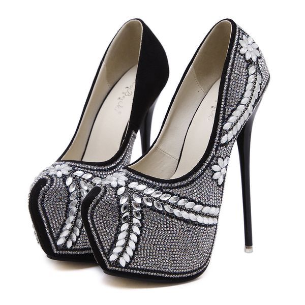 catwalk rhinestone booties