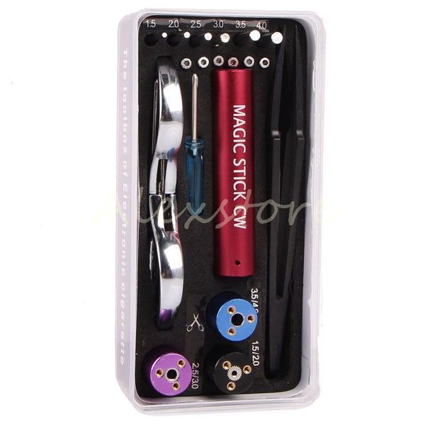 Magic stick CW box vape jig kit 6 in 1 avvolgitrice a filo kit koiler mod fai da te RDA strumento pre bobina DHL