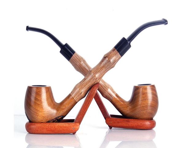 Gravura De Madeira De Sândalos Verdes Esculpidos Tubulação De Madeira Artesanato Elder Holiday Gift Pipe