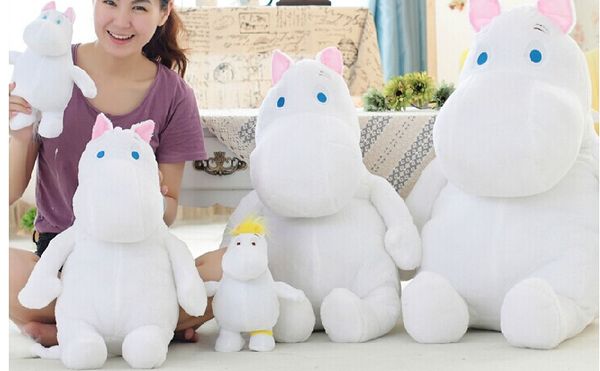

Hippo plu h doll moomin vellay toy 100cm ize tuffed doll animal toy hipping