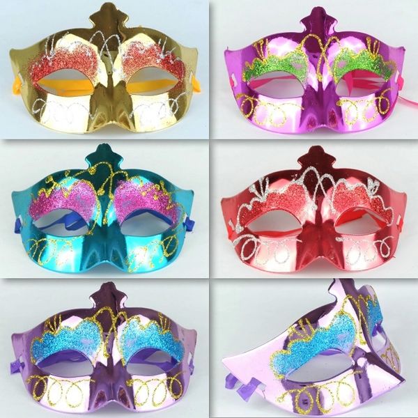 

mixed colors kids painted mask mardi gras masks colorful elf masquerade masks pretty princess party supplies