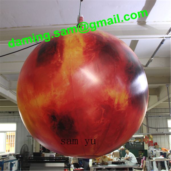 Acheter Le Système Solaire Gonflable De 2m De Diamètre Monte Des Planètes Gonflables De Lune Gonflables Pour La Décoration De 2985 Du Dminflatable