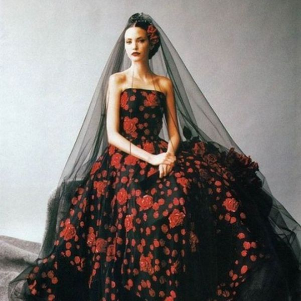 Custom Made Whtie Red Black Wedding Veils 2016 Soft Tulle