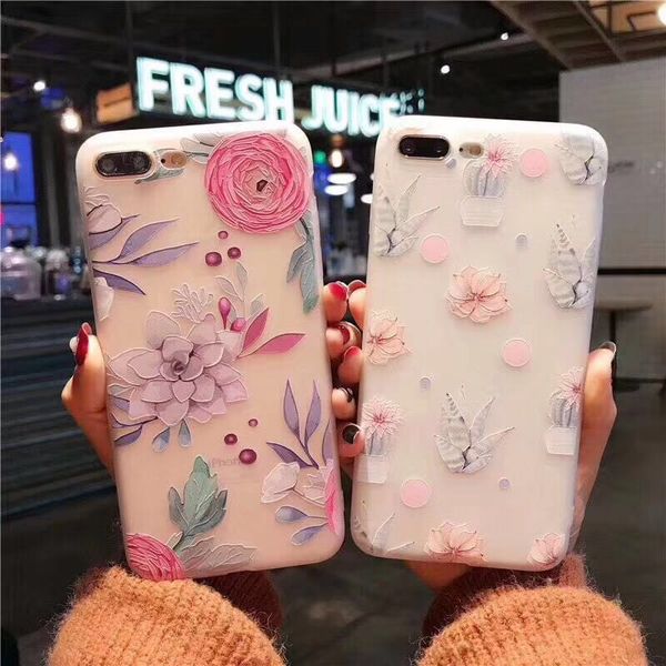 Coque Smartphone Dessin Animé Rudolph Gaufrage Motif Relief Motif Fleurs Téléphone Case Cover Pour Iphone X 6 6s 77 8 Plus Coque Mobile Proposé
