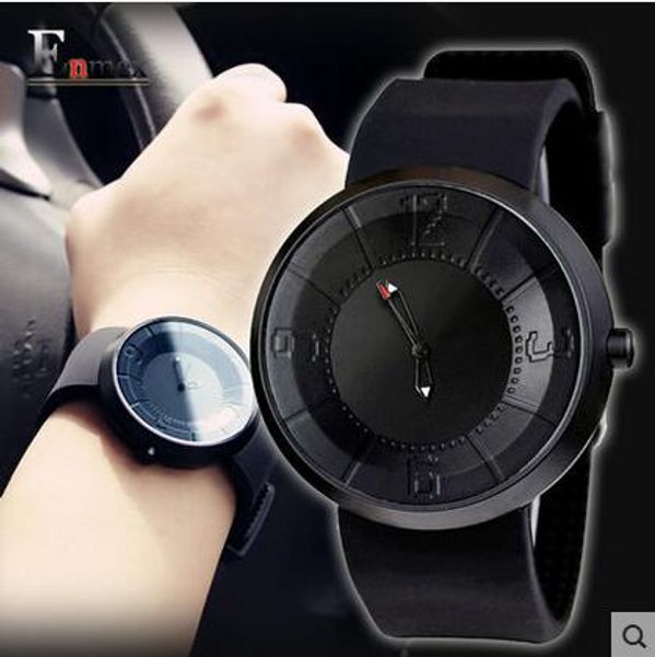 

new arrivals selling men watch quartz watch with rubber strap band wrist glass band watchest men gift time-limited rushed ing, Slivery;brown