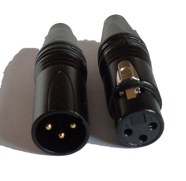 

hight quality copy 10pcs/lot nc3fxx-b & nc3mxx-b neutrik male female 3 pin xlr connector with 5 pcs nc3mxx & 5 pcs nc3fxx
