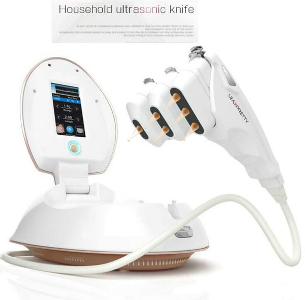 

2018 household hifu ultrasound with 1.5mm 3.0mm 4.5mm - cartridges face lift hifu wrinkle removal ultrasonic knife