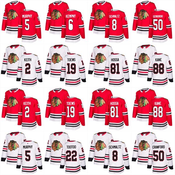 

2018 Season Chicago Blackhawks Patrick Kane Jonathan Toews Duncan Keith Marian Hossa Bobby Hull Saad Schmaltz Seabrook Hockey Jerseys