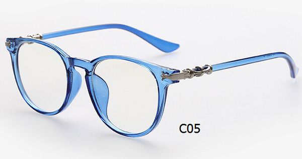 

wholesale- eyeglasses frames men women computer goggles glasses oculos de grau fashion 2015 optical glass myopia glasses frame with lenses, Silver