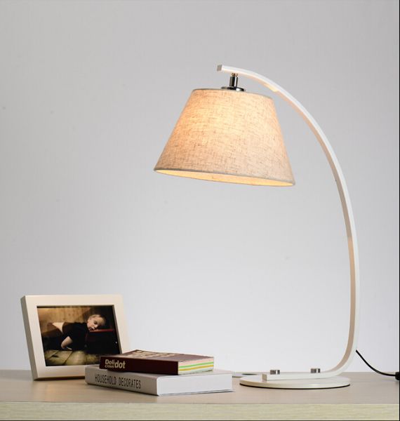 2019 Modern Creative Desk Lamps Cloth Art Table Lamp Black White Desk Lamp Drawing Room Bedroom Study Cloth Art Desk Light From Lightintheroom
