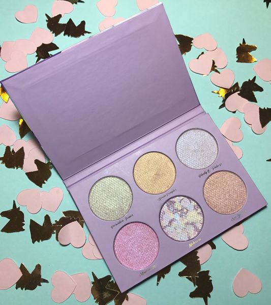 

2017hot новый зуб и ногтей косметика ucn vs русалка highlighter палитра 6 цветов макияж bronzers маркеры порошок бесплатная доставка