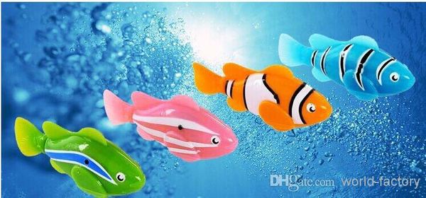 

Novelty robo fi h hark water activated magical turbot fi h chri tma magic toy bath toy