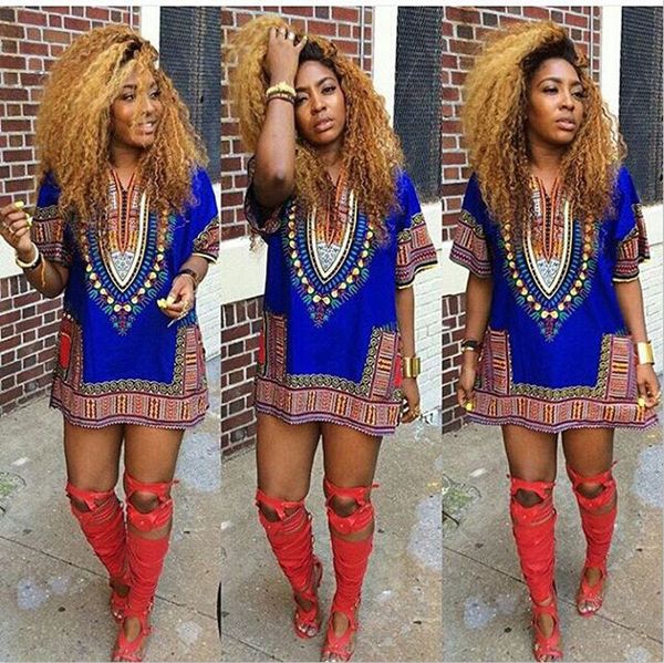 

оптовая продажа-мода платье африканские dashiki рубашка кафтан бохо хиппи цыганский фестиваль топ оптовая, Black;gray