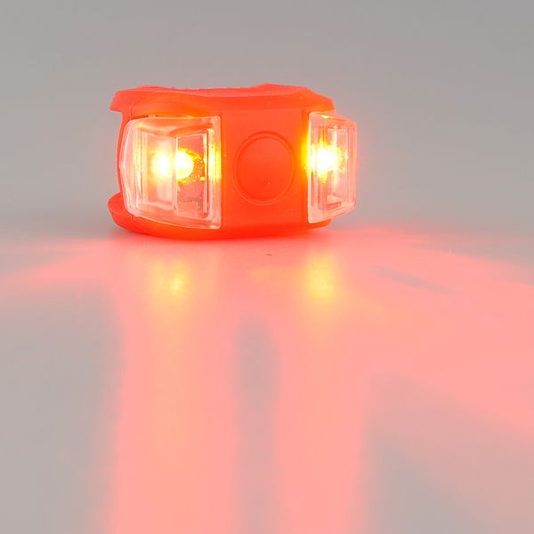 LED Bicycle Front//Rear Tail Lamp Safety Bike Flash Light Warning Lamp Silicone