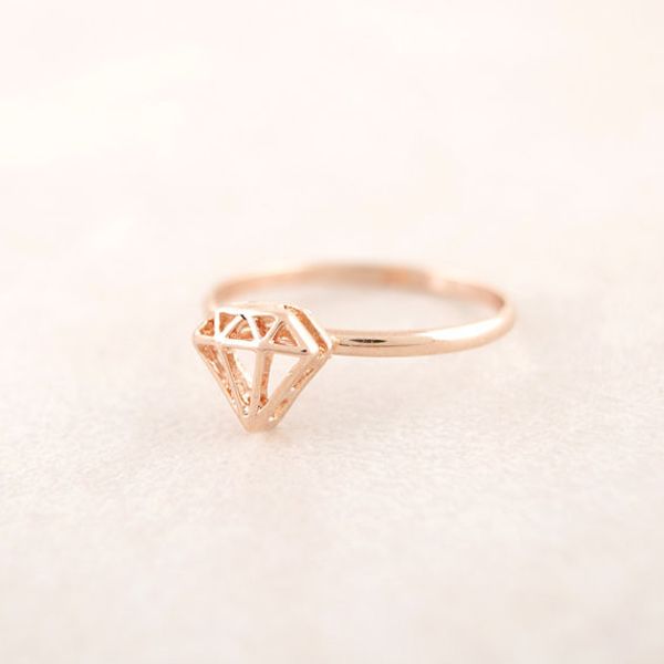 

fashion three-dimensional convex rings hand welding copper ring for women sliver plated wholesale, Golden;silver