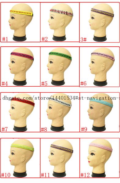 

purple leather yellow stitching softball headbands softball headband football headband volleyball headband, Silver