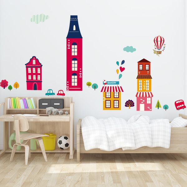 Acquista Loving Town Sticker Murale Home / Store Decor Fai Da Te ... Acquista Loving Town Sticker Murale Home / Store Decor Fai Da Te ...