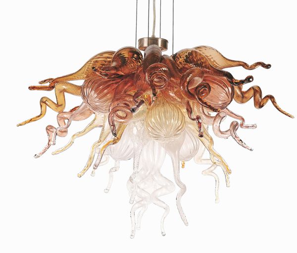 

современный счетчик top bar decor amber / peach цвет led ce ul европа искусство выдувные люстры подвесные стекла